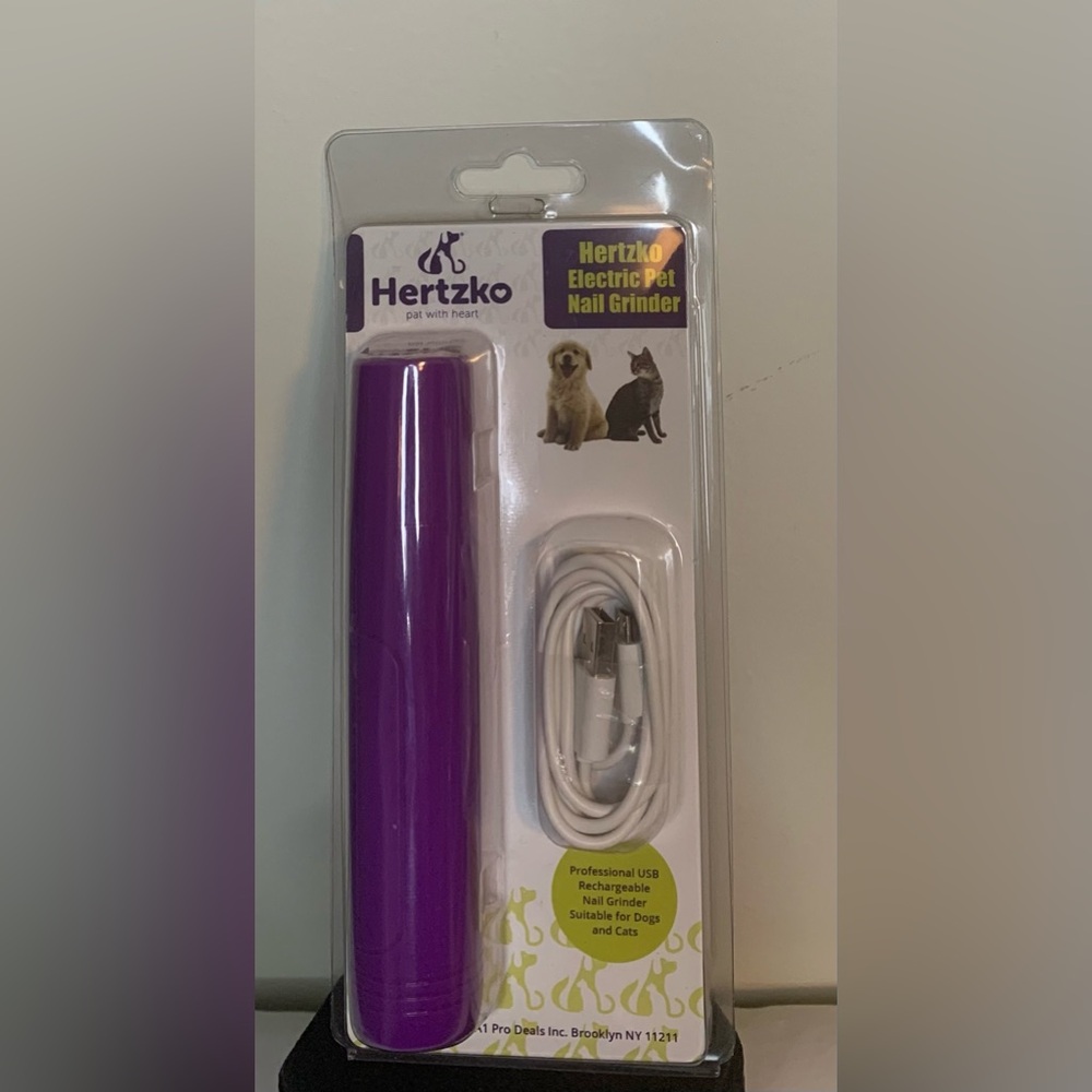 PET Nails grinder.Purple Electric . NEW